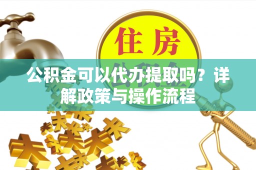 西林公积金可以代办提取吗？详解政策与操作流程